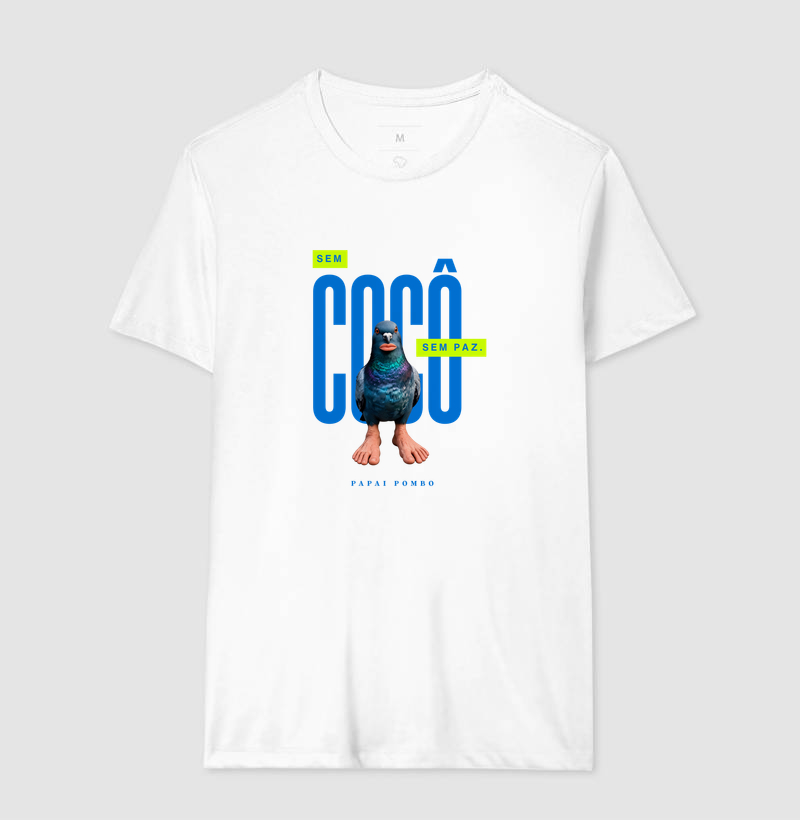 T-SHIRT SEM COCÔ, SEM PAZ. - Imagem 4