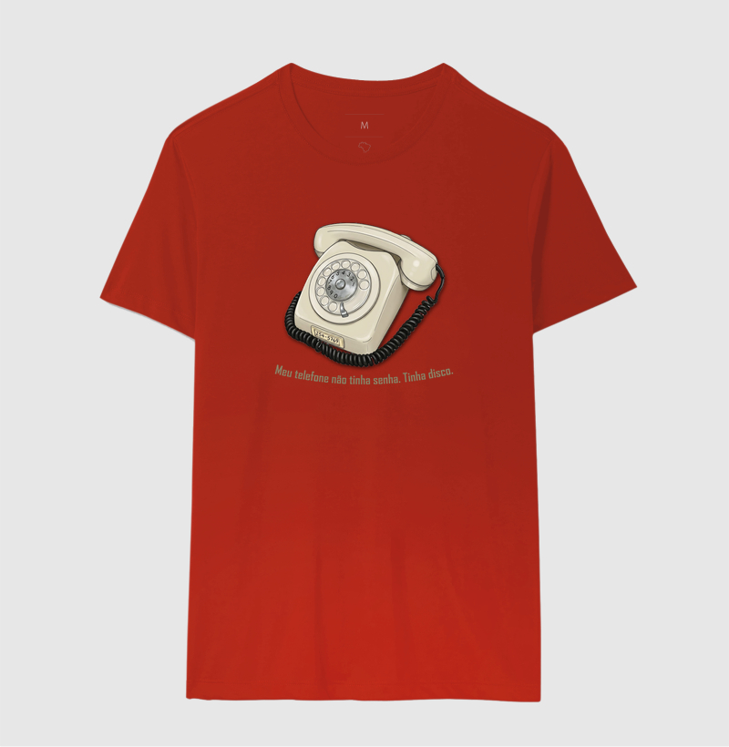 Camiseta Vintage Telefone Disco - Imagem 8