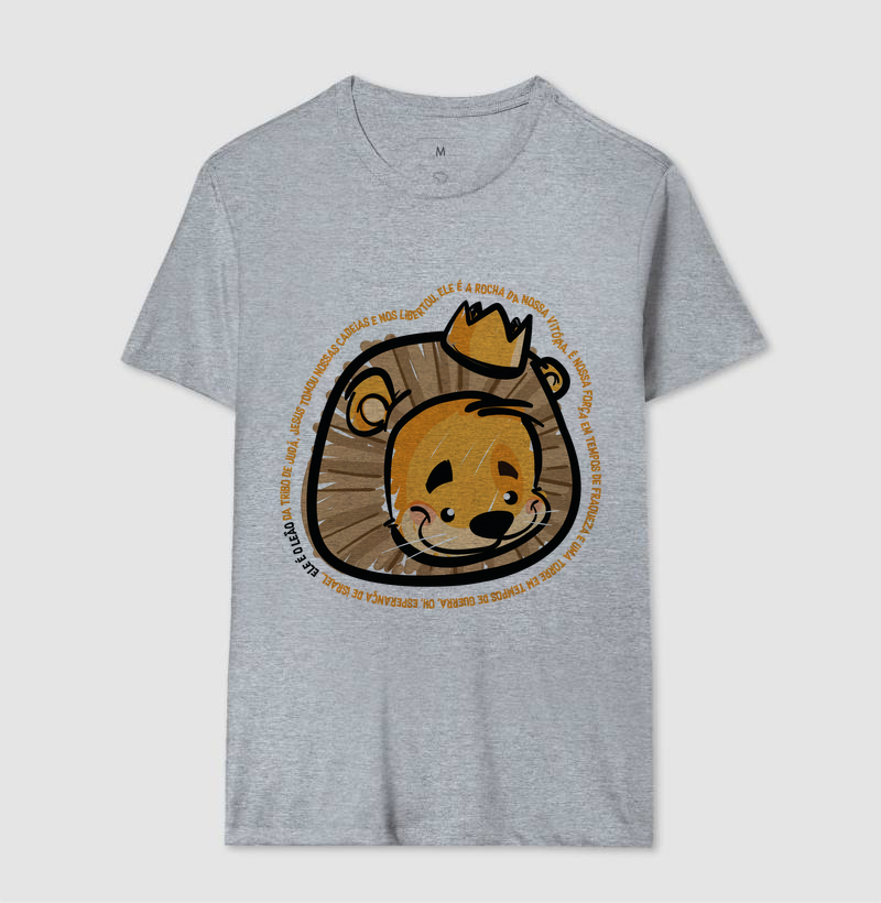 Camiseta Cristã Leão de Judá Ilustrado - Imagem 4