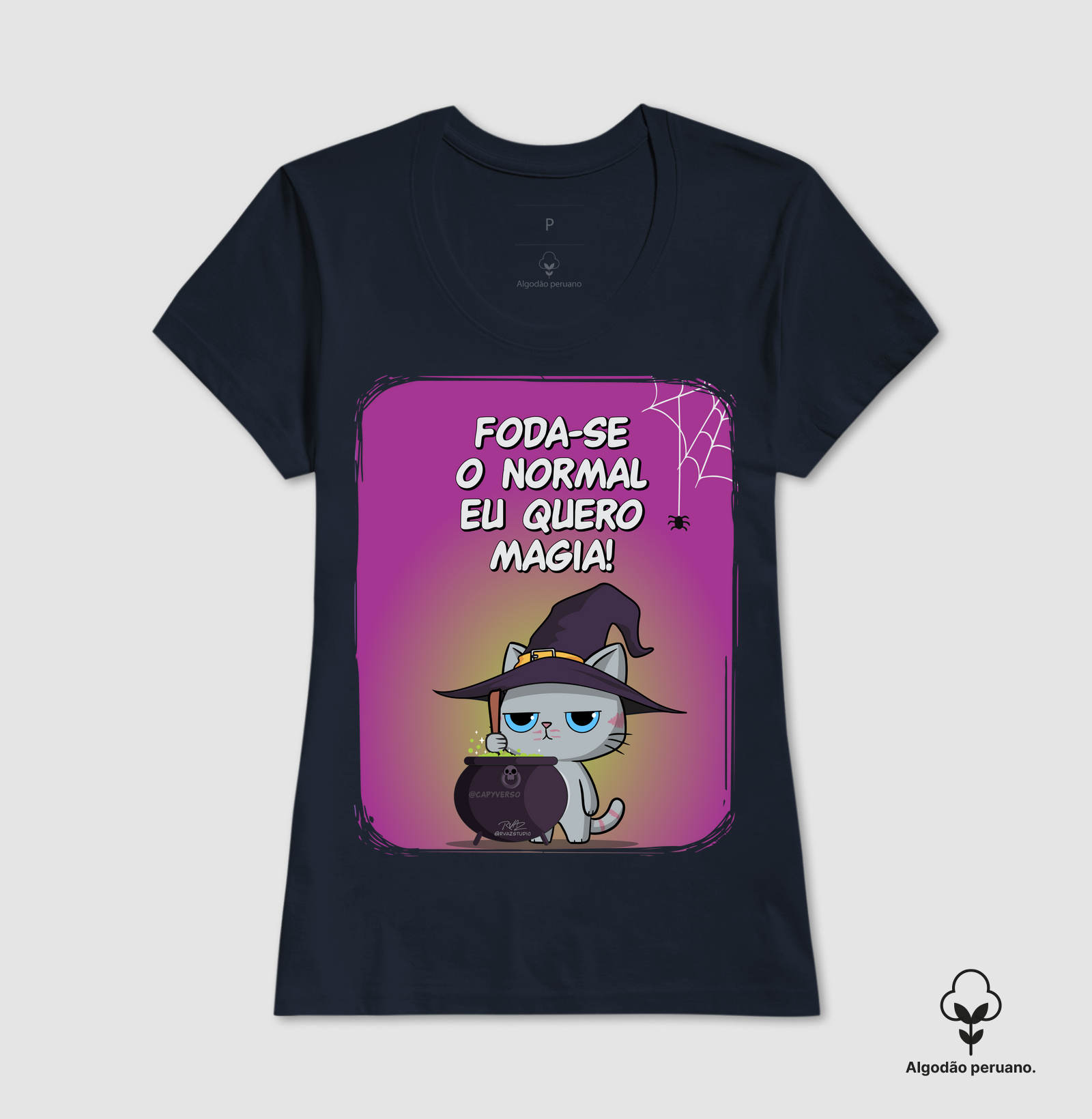 Camiseta Gato Sincero Magia - Imagem 4