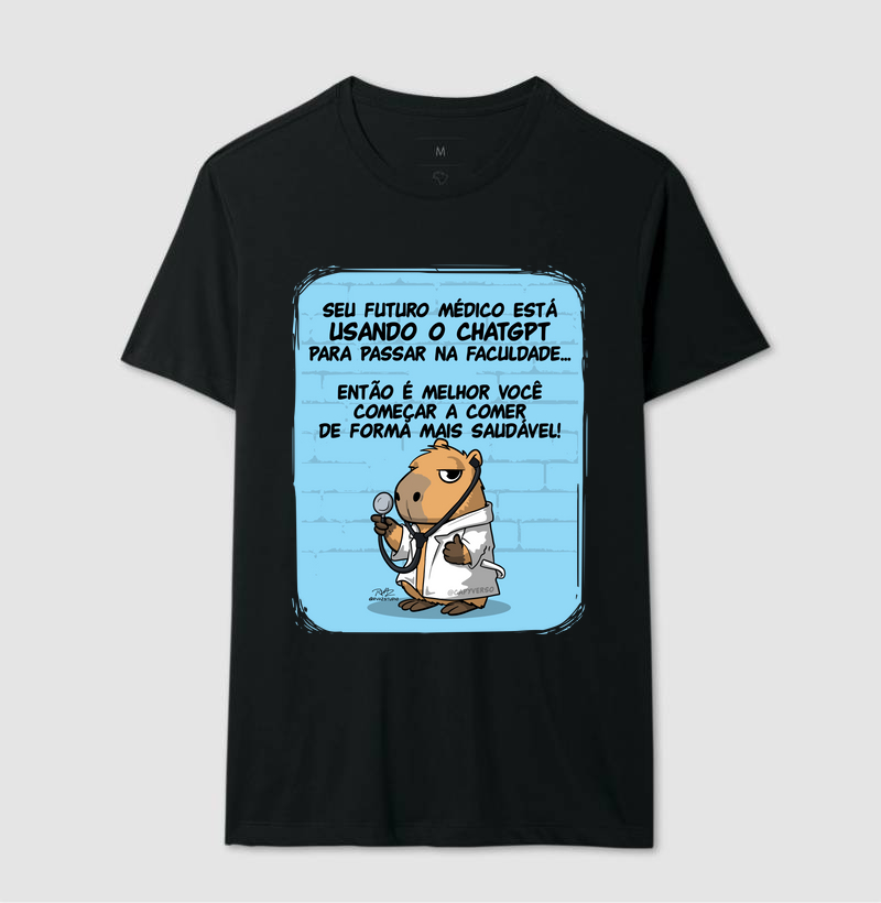 Camiseta Capivara Médico - Imagem 2