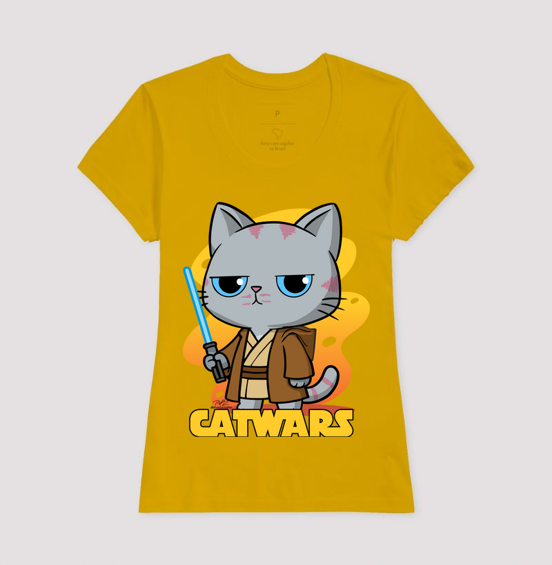 Camiseta Gato Sincero Jedi - Imagem 15
