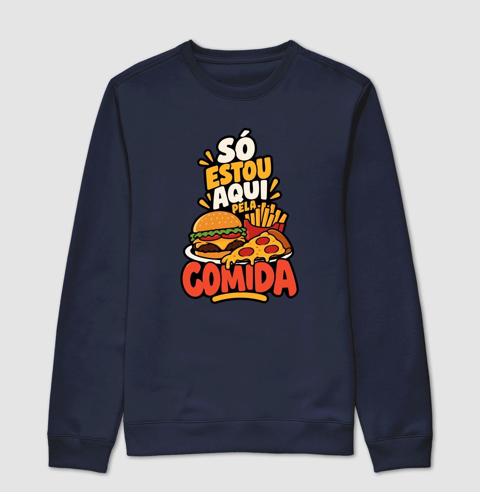 Só Estou Aqui pela Comida – Hambúrguer e Pizza - Imagem 5