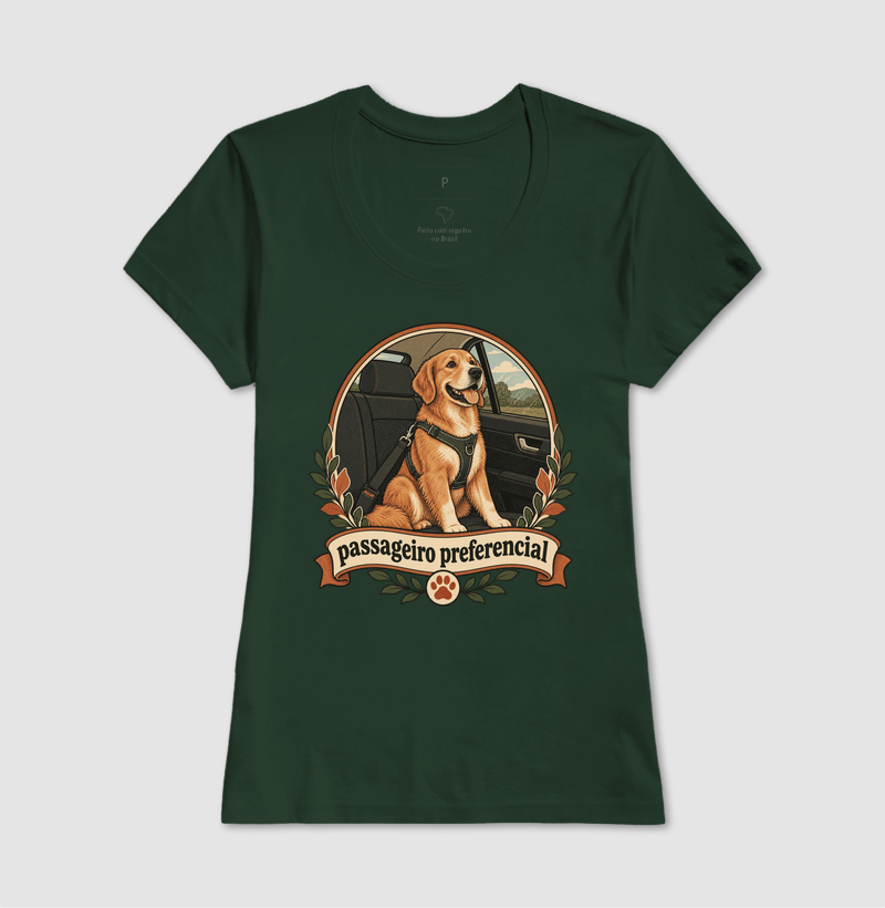 Camiseta Cachorro Carro "passageiro preferencial" | Pelo & Pano - Imagem 13