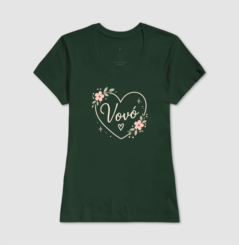Vovó - coração e flores - Imagem 8