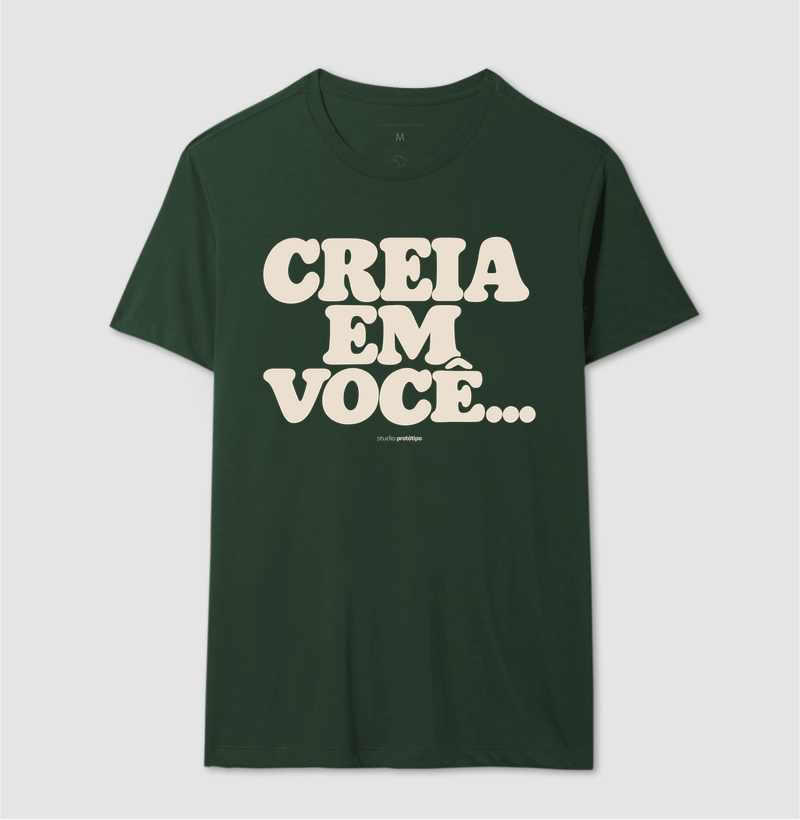 Camiseta Creia em Você (estampa G) - Imagem 12