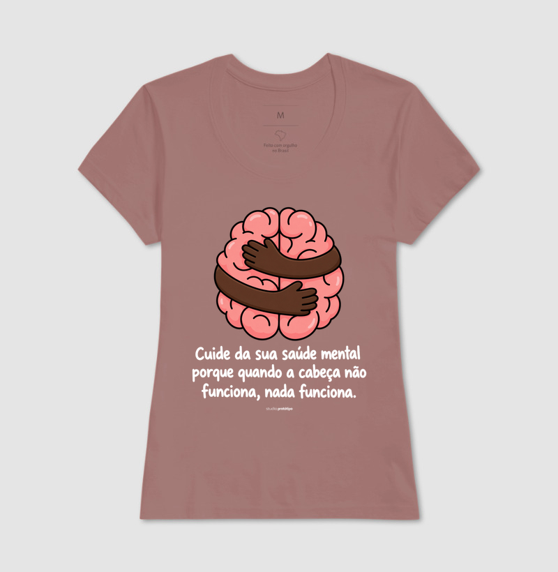 Camiseta Cuide da Sua Saúde Mental - Imagem 17
