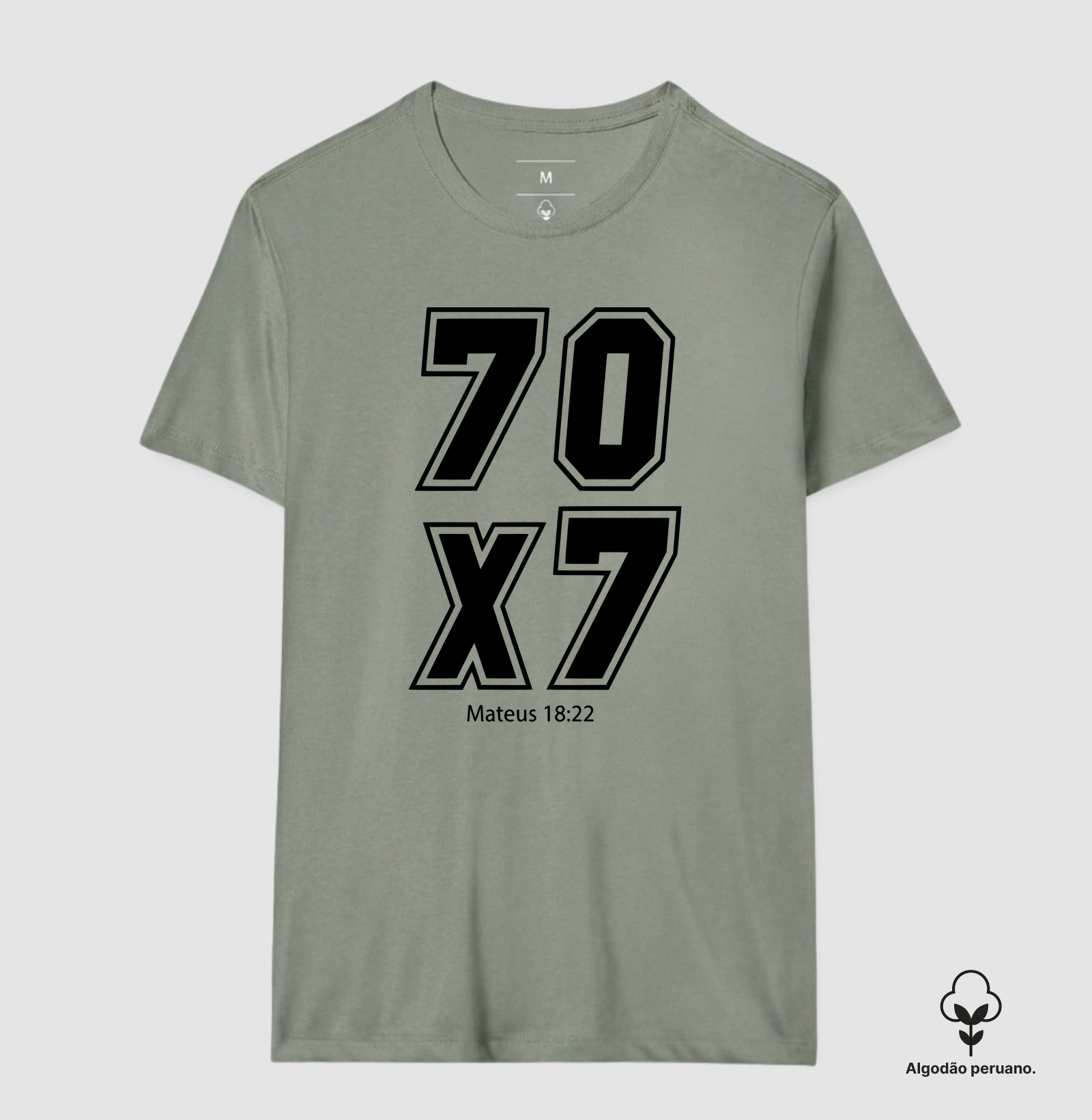 Camiseta Masc. Algodão Peruano 70x7  - Imagem 6