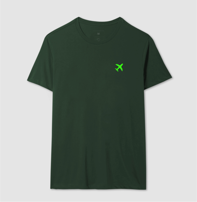Viajante Minimalista - avião verde claro - Imagem 18