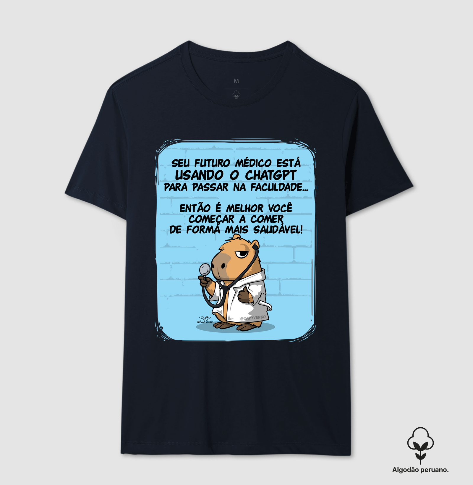 Camiseta Capivara Médico - Imagem 7