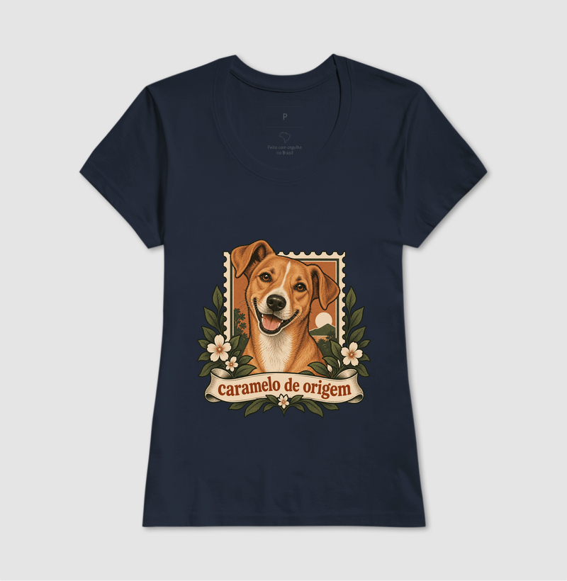Camiseta Vira-Lata Caramelo "caramelo de origem" | Pelo & Pano - Imagem 7