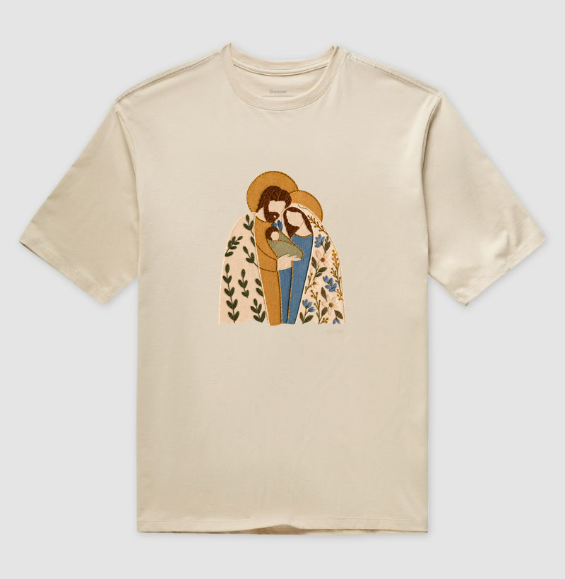 Sagrada Família estilo bordado  - Imagem 3