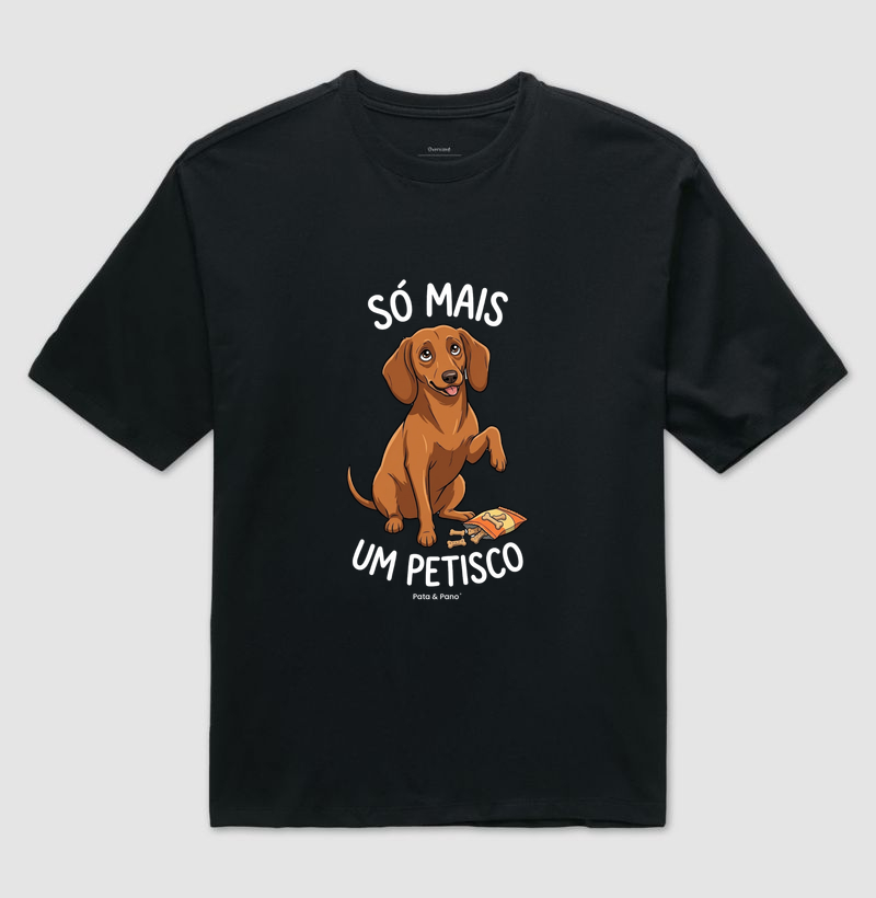 CAMISETA OVERSIZED DACHSHUND SALSICHA PETISCO - Imagem 2