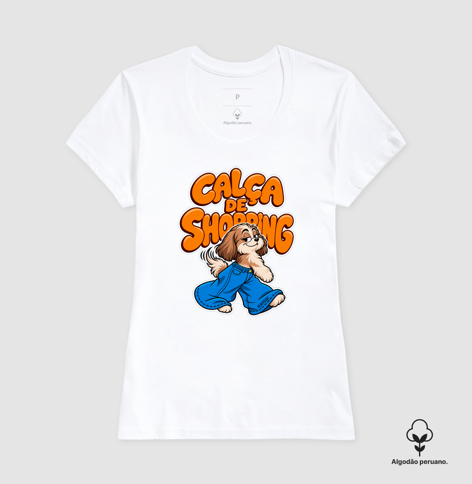 🐶👖 Calça de Shopping – Shih Tzu Edition 🛍️ - Imagem 3