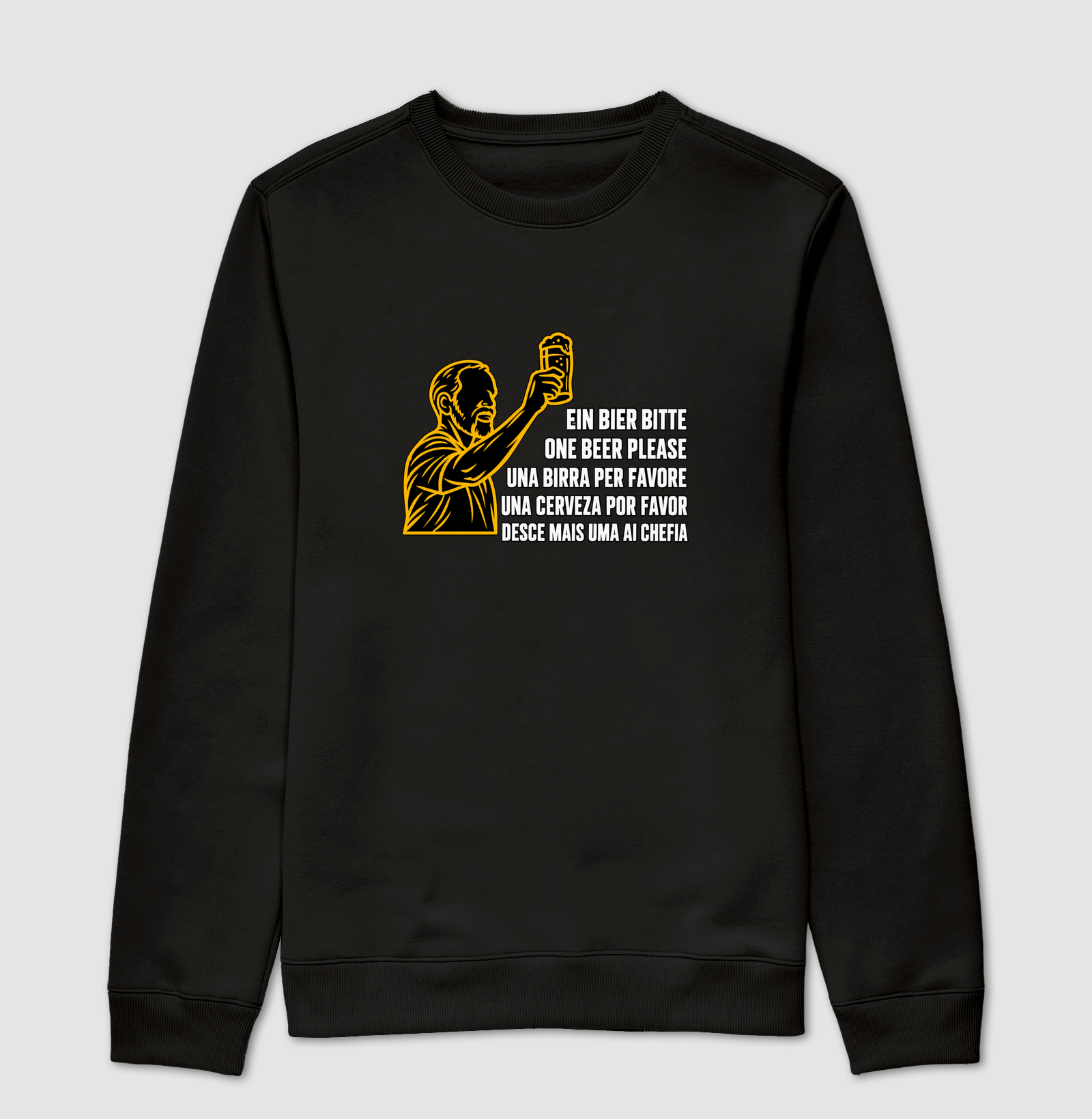 Suéter Cerveja Idiomas - Imagem 4
