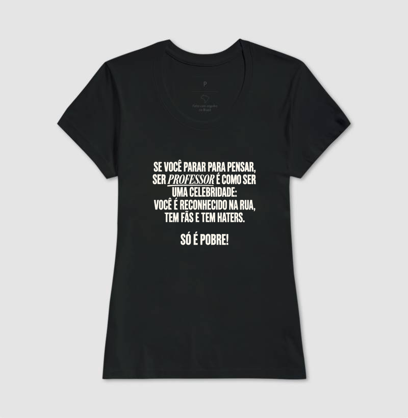 Camiseta Masculina Algodão Celebridade - Imagem 3