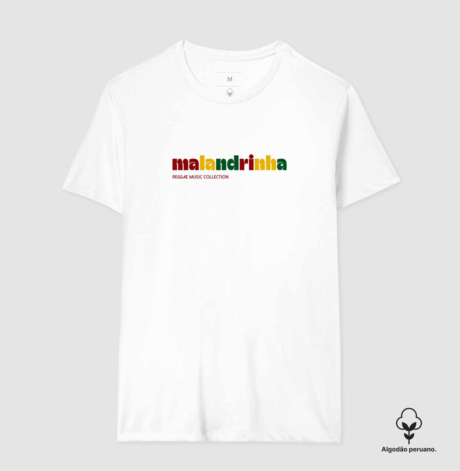 Camiseta Malandrinha. Coleção Reggae.  Masculino e feminino. Algodão Peruano. - Imagem 3