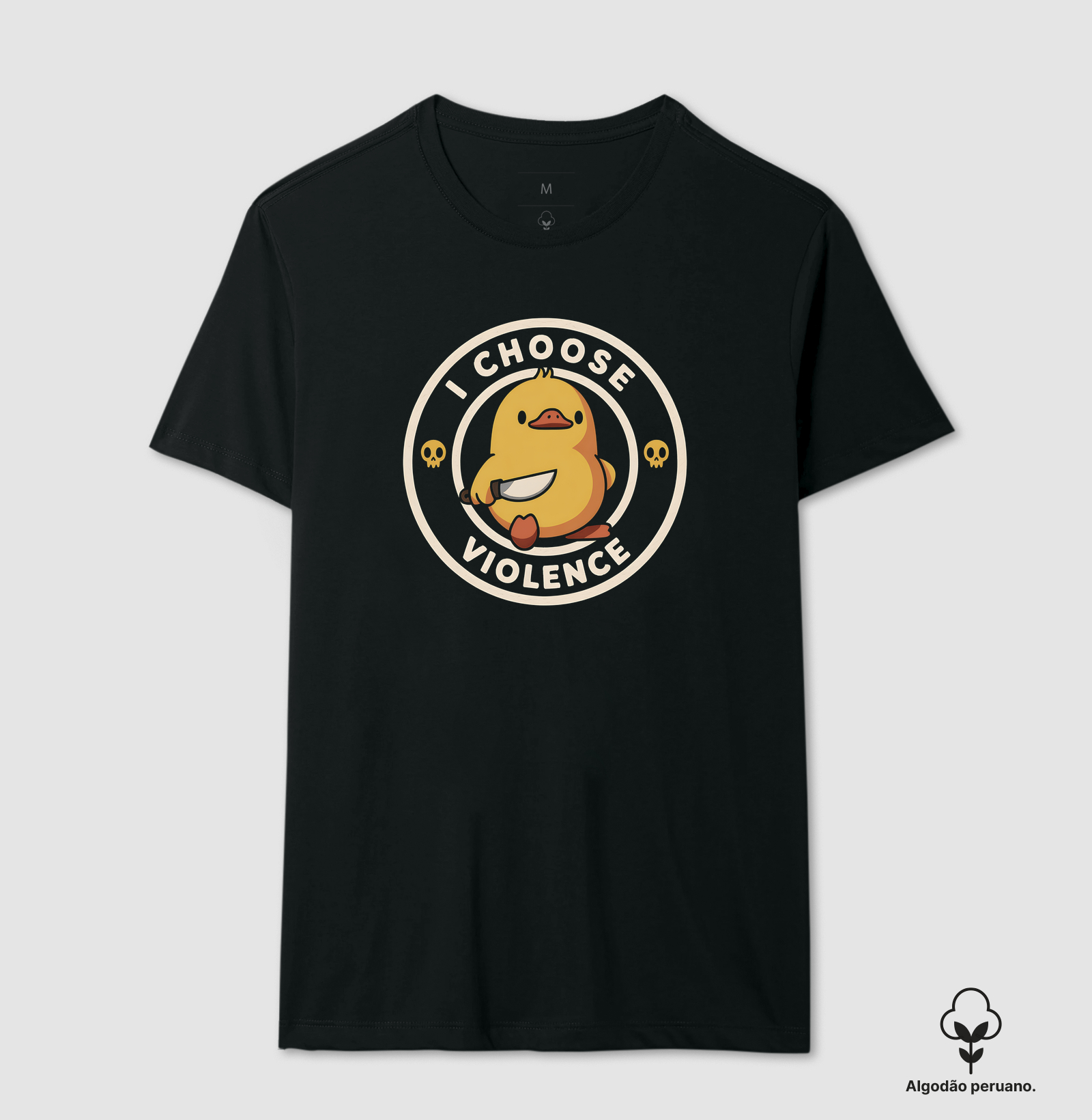 Camiseta Algodão Peruano I Choose Violence - Imagem 2