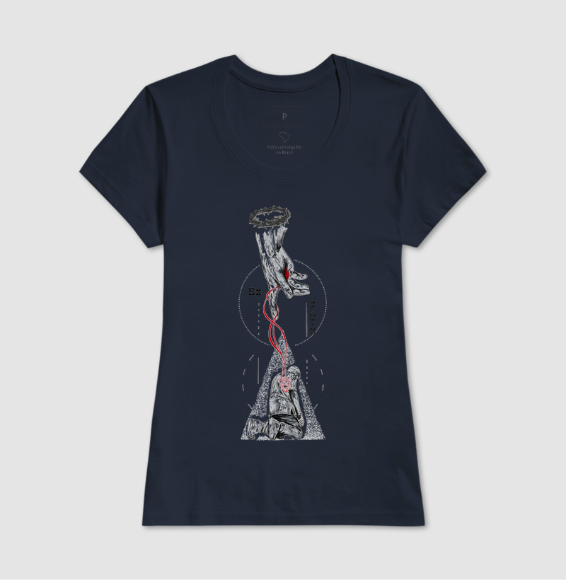 Camiseta Jesus Sacrifício e Fé - Imagem 7