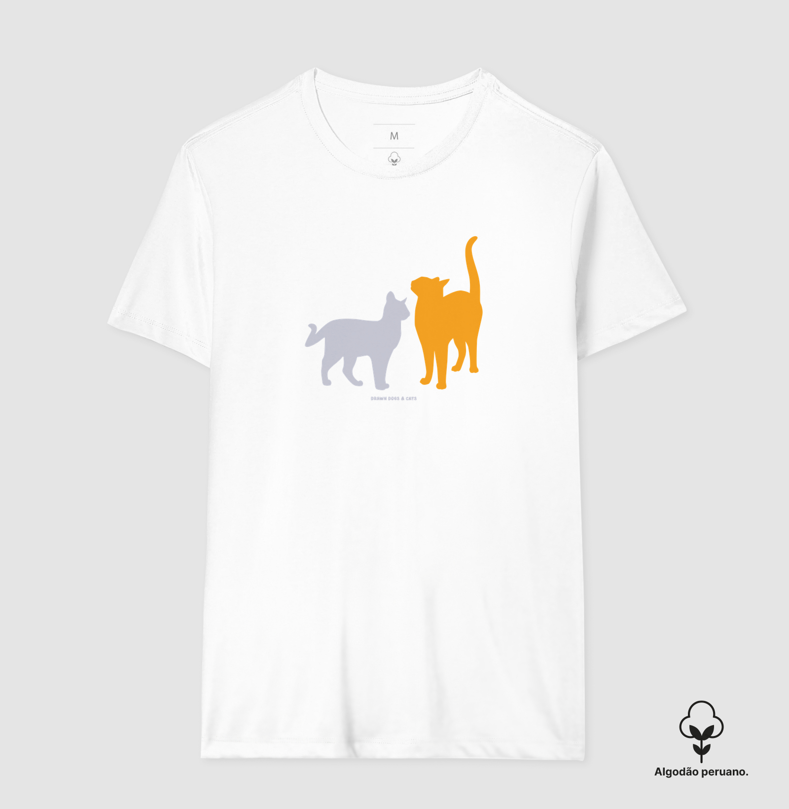 Silhuetas gatos laranja e cinza - Imagem 4