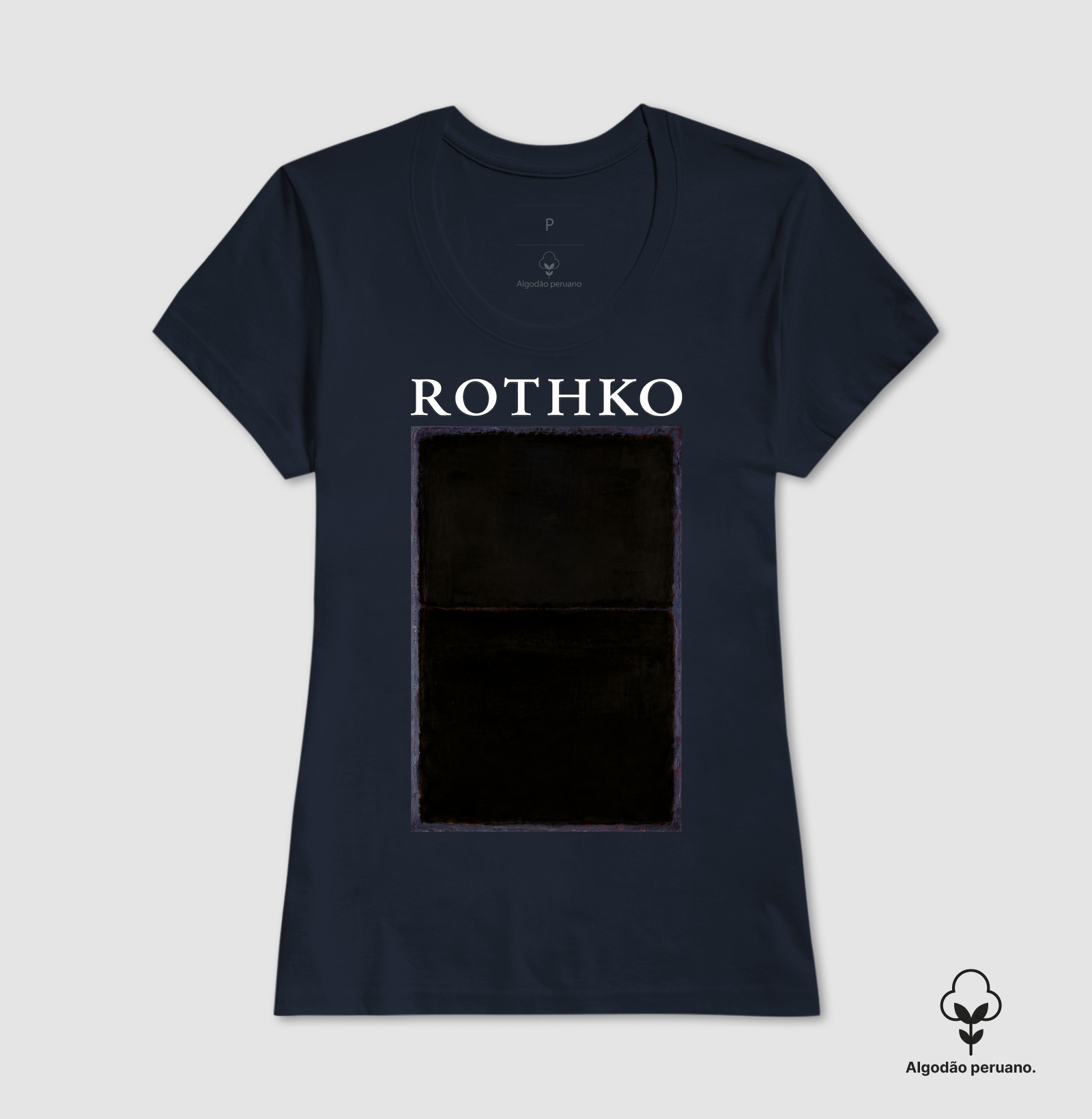 Camiseta Mark Rothko Abstrata Algodão Peruano - Imagem 3