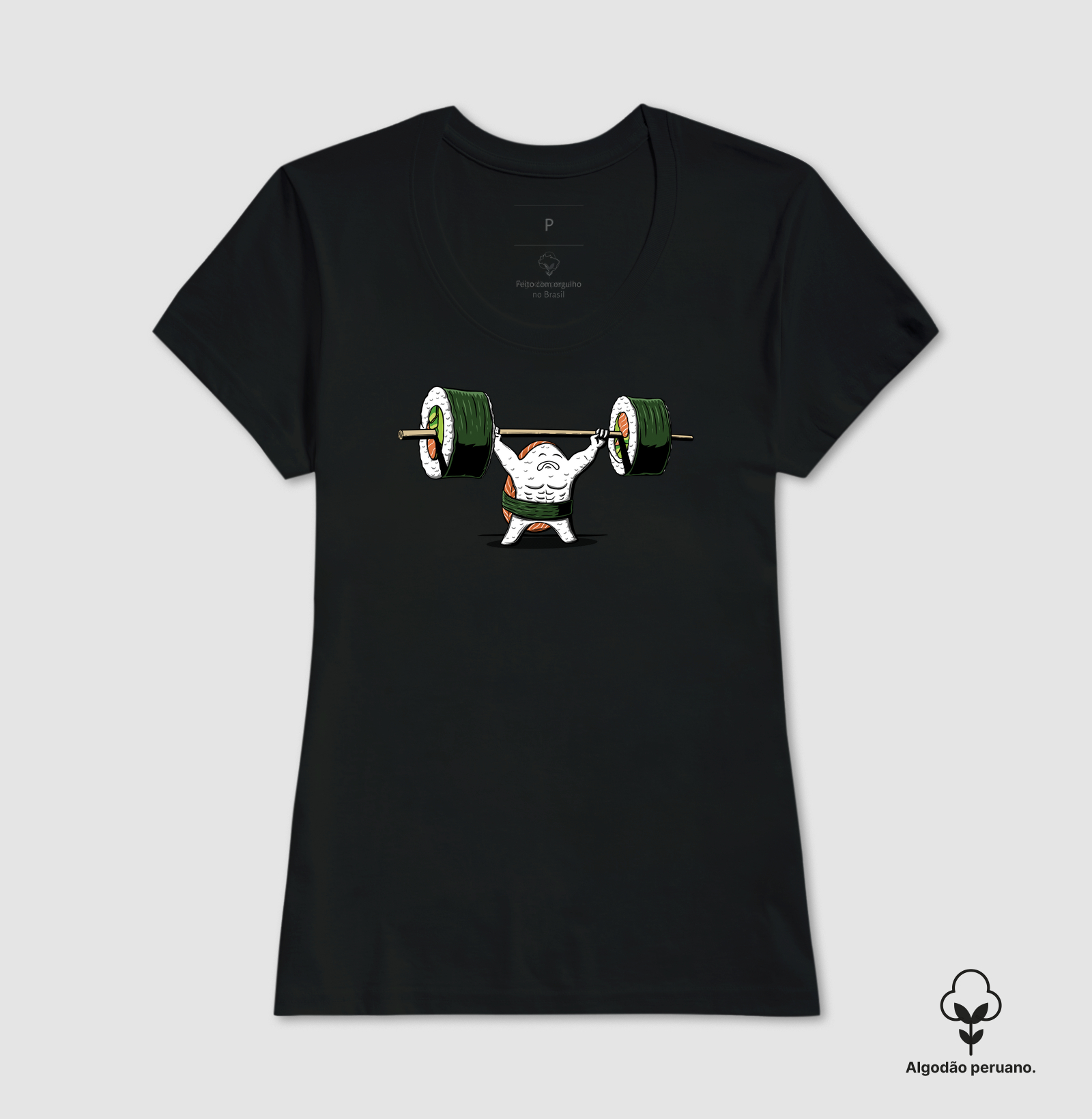 Camiseta Algodão Peruano Sushi Maromba - Imagem 4