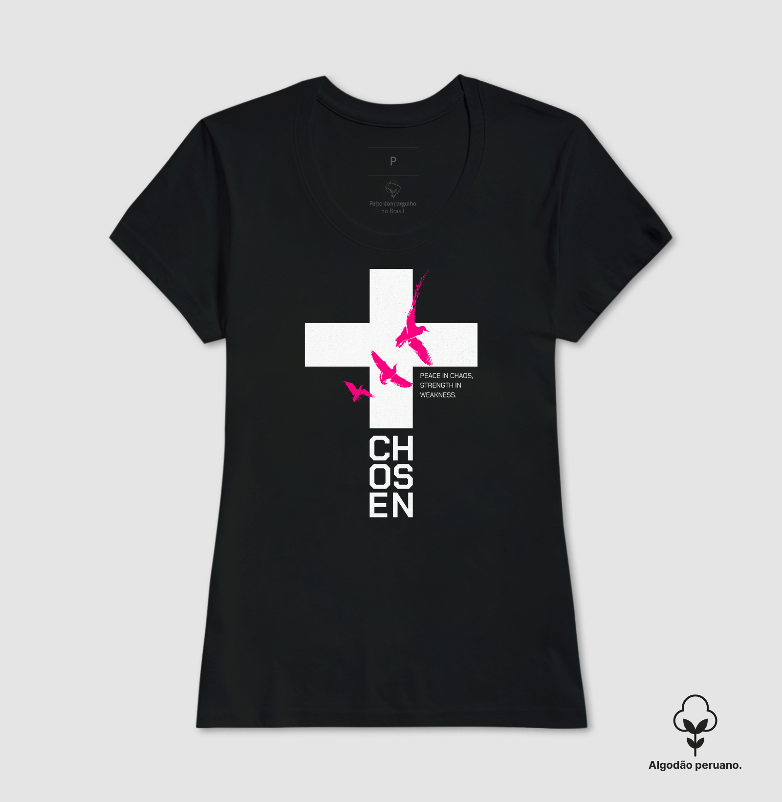 Camiseta Fem. Algodão Peruano Chosen - Imagem 2