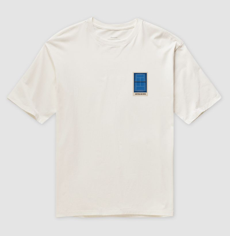 Camiseta Oversized Selo Australian Open (unissex) - Imagem 4