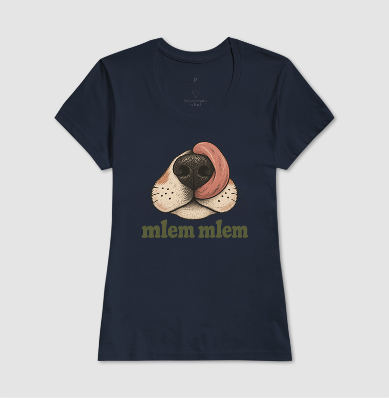 Camiseta Cachorro Feliz "mlem mlem" | Pet Lover | Pelo & Pano - Imagem 7