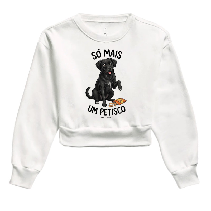 CROPEED MOLETOM VIRA-LATA PRETO PETISCO - Imagem 3