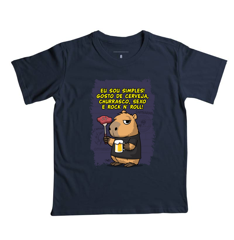 Capivara Rock Simples - Imagem 5
