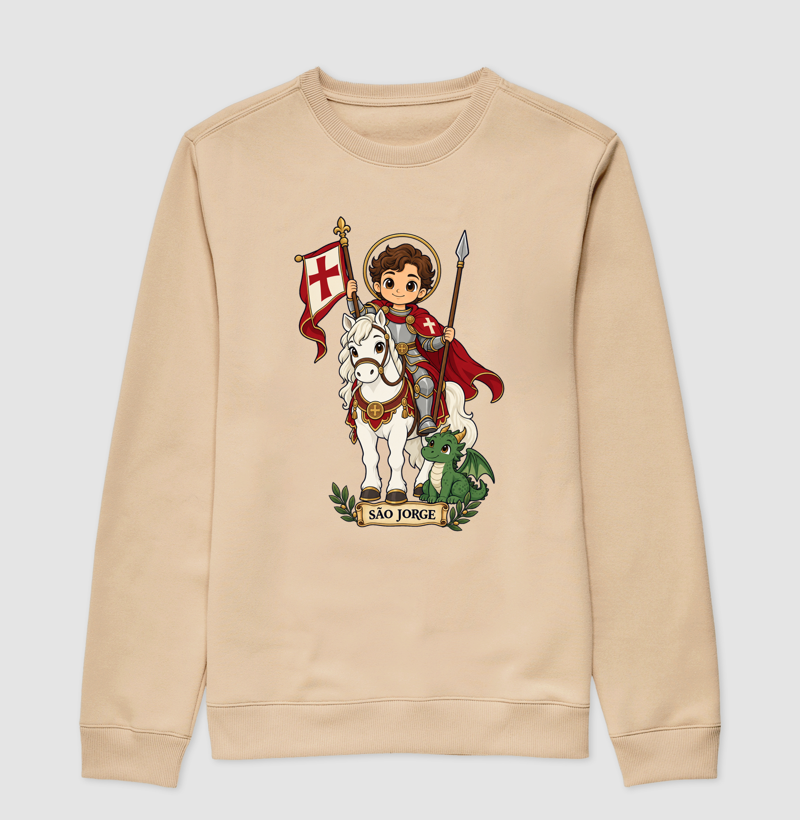 São Jorge estilo chibi - Imagem 3