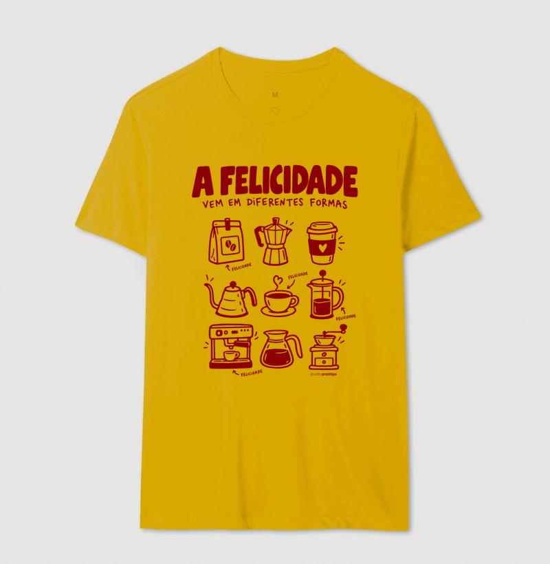 Camiseta A Felicidade Vem em Diferentes Formas - Imagem 14