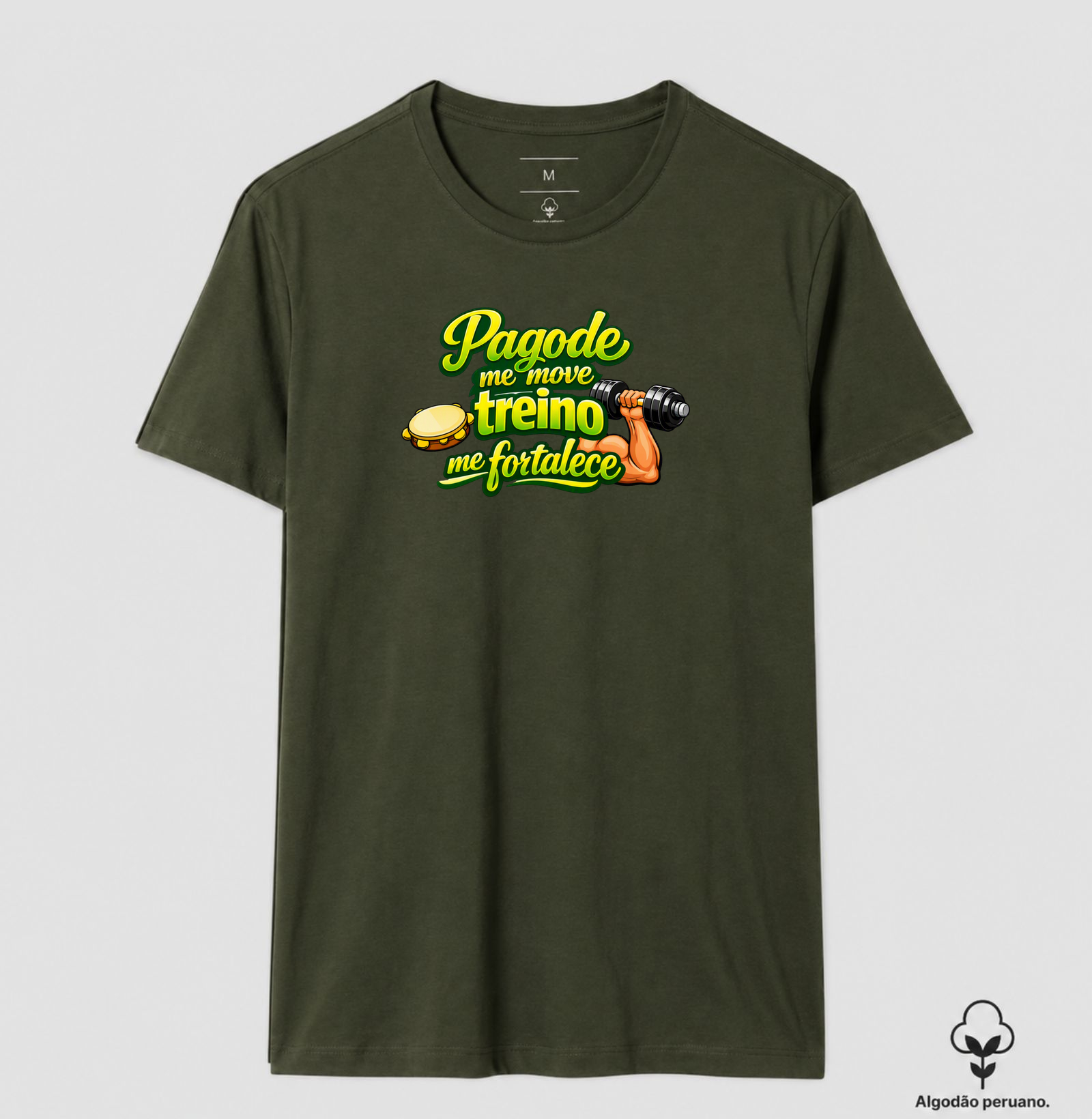 camiseta pagode me move, treino me fortalece - Imagem 5
