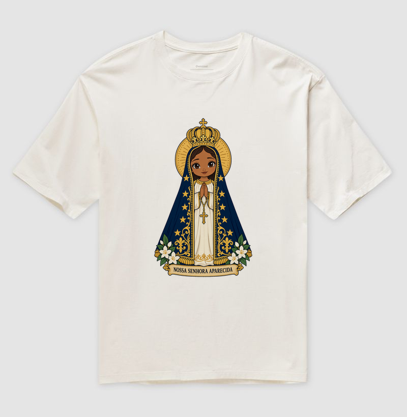 Nossa Senhora Aparecida estilo chibi - Imagem 4