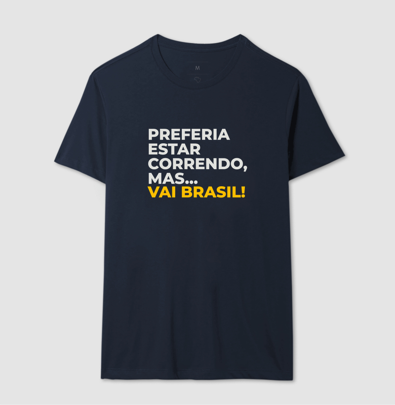 Camiseta Corrida - Preferia Estar Correndo, Mas Vai Brasil - Imagem 6