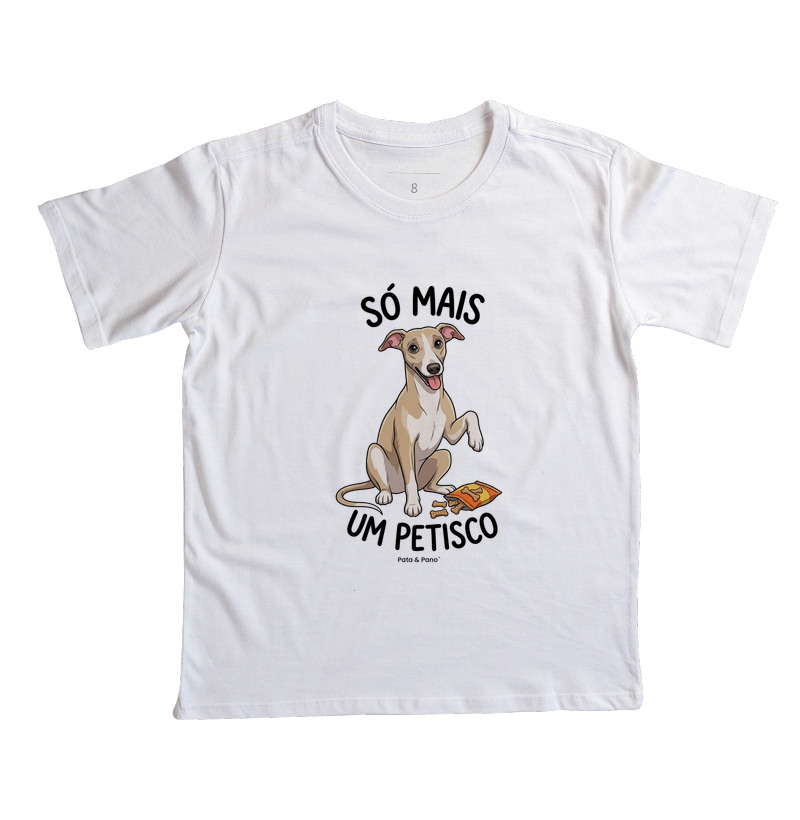 CAMISETA INFANTIL WHIPPET GALGO PETISCO - Imagem 3