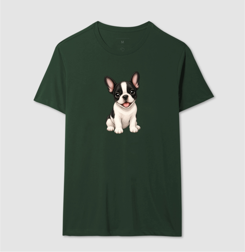 Bulldog (Buldogue) Francês Preto e Branco - Desenho Animado - Imagem 12