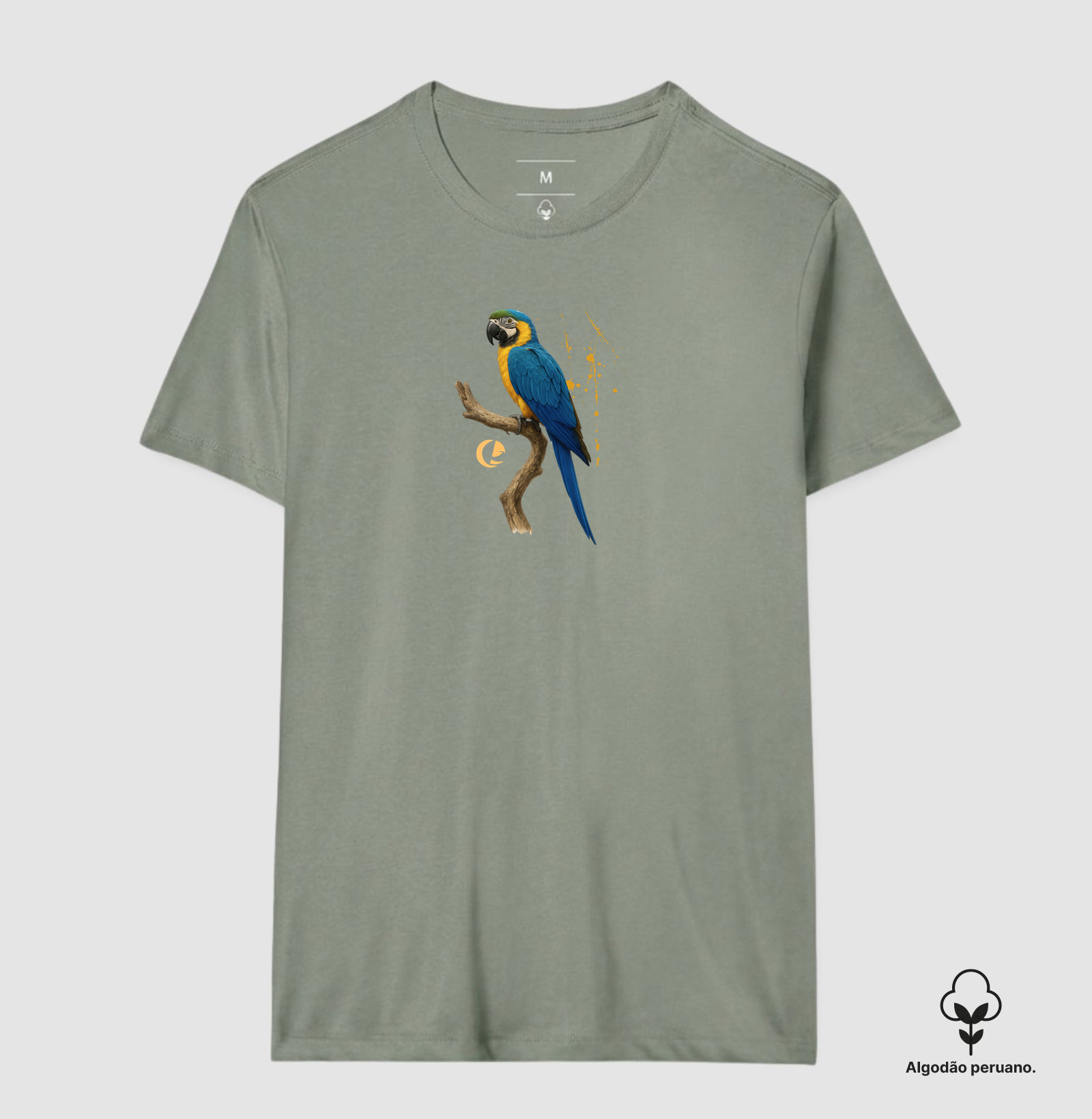 Camiseta Algodão Peruano - Arara Canindé - Imagem 9