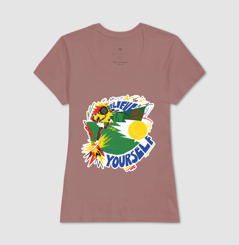 Camiseta Padel Believe in Yourself Smash - Imagem 13