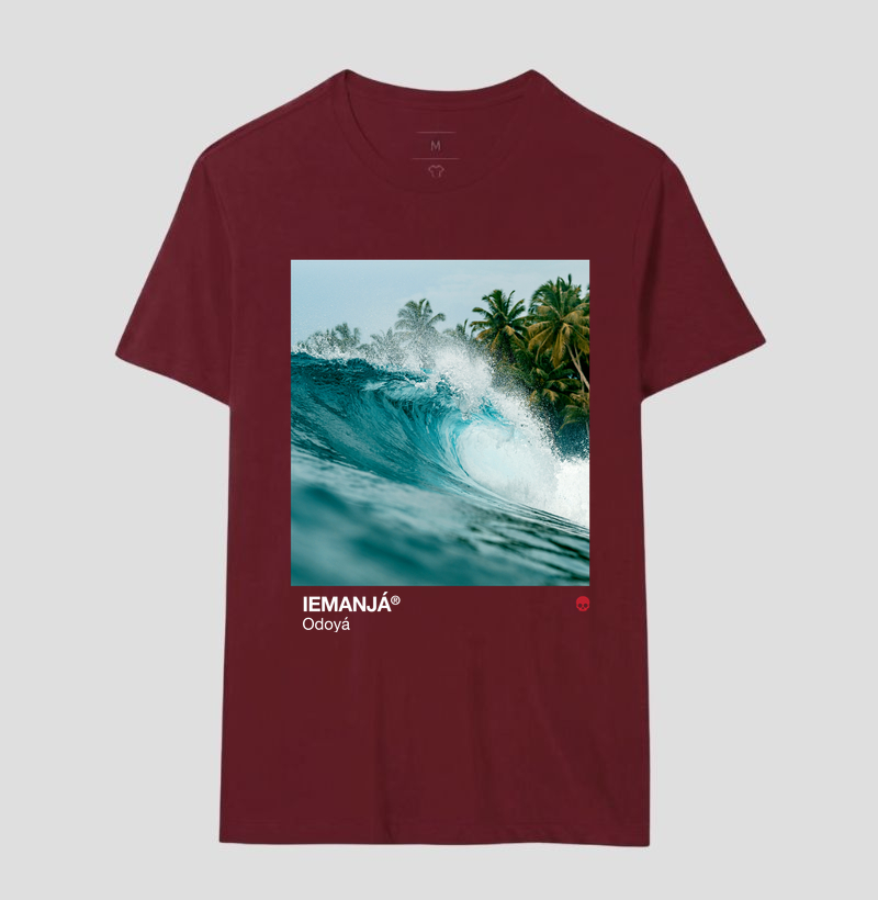 Camiseta Umbanda Orixá Iemanjá - Mar e Coqueiros - Imagem 18