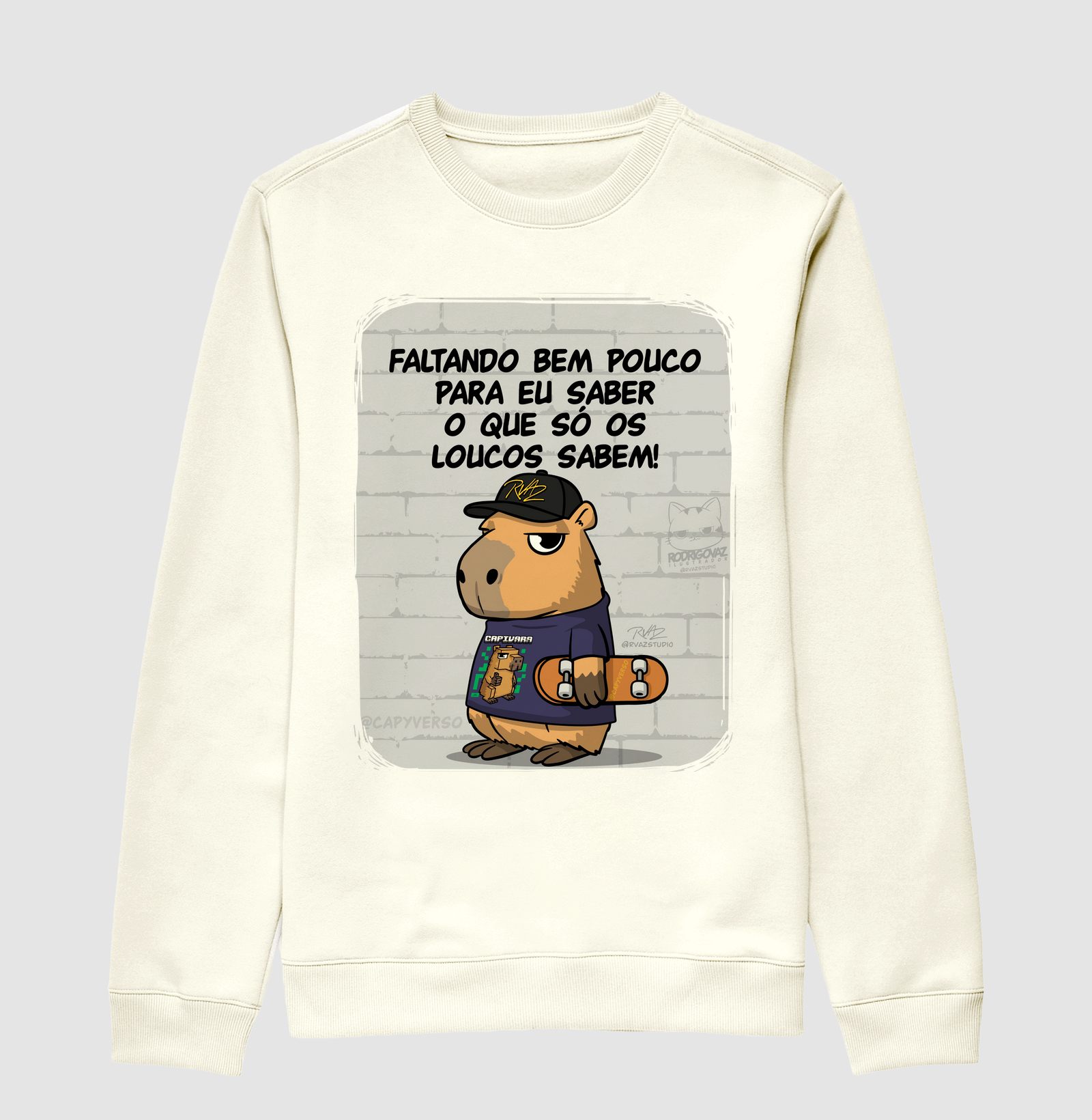 Camiseta Capivara só os loucos - Imagem 2