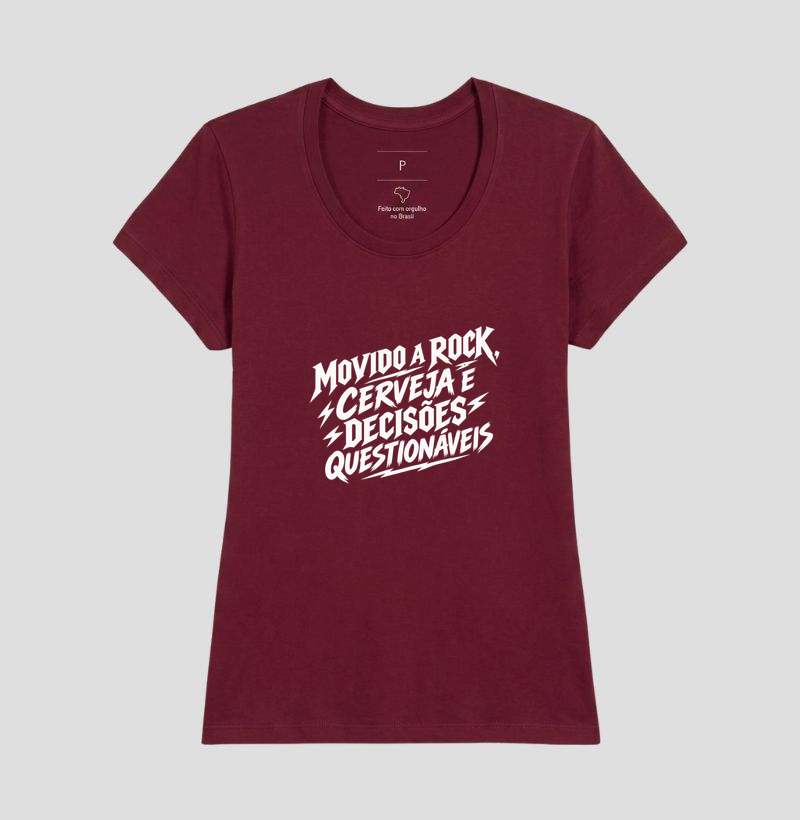 Camiseta Movido a Rock – Cerveja e Decisões Questionáveis - Imagem 19