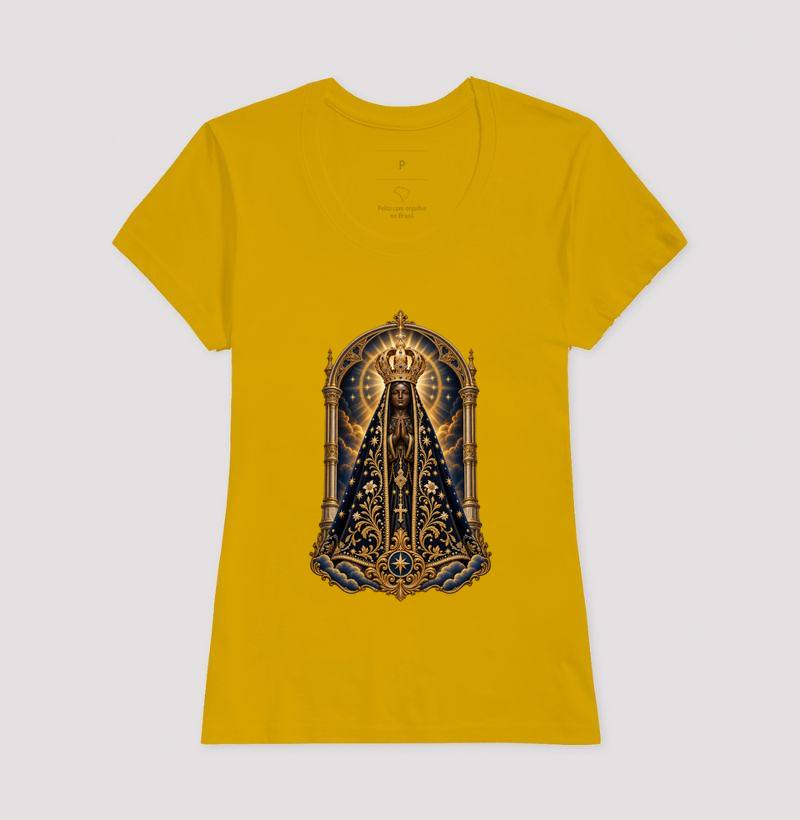 Nossa Senhora Aparecida — Portal Arqueado Celestial e Luz Dourada - Imagem 15
