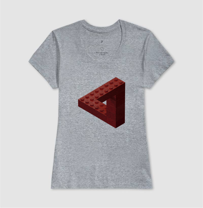 Camiseta Ilusão de Blocos - Imagem 9
