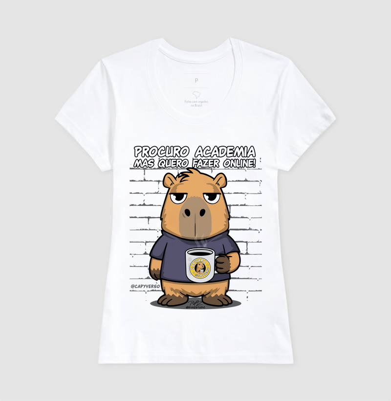 Camiseta Capivara Academia Online - Imagem 5