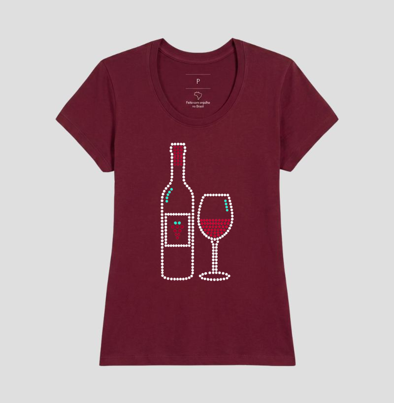 Vinho e Taça de Bolinhas - Imagem 15