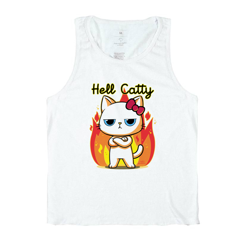 Camiseta Gato Sincero Hell Catty - Imagem 2