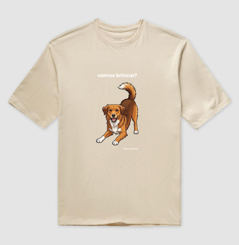 CAMISETA OVERSIZED NOSSO MASCOTE BRINCAR - Imagem 3