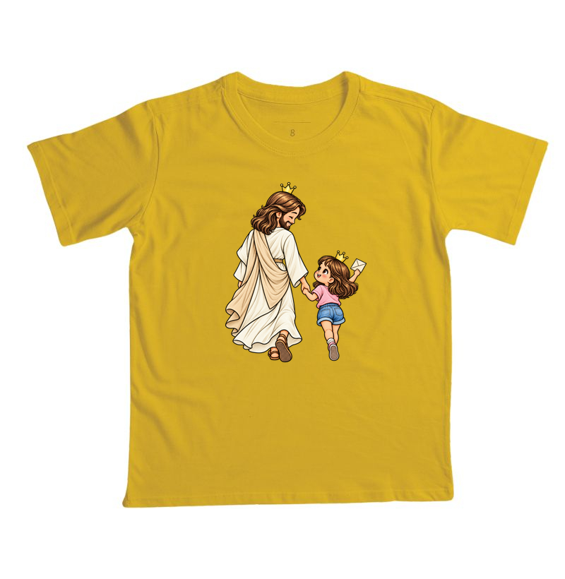 Camiseta Infantil Caminhando Juntos - Menina - Imagem 5